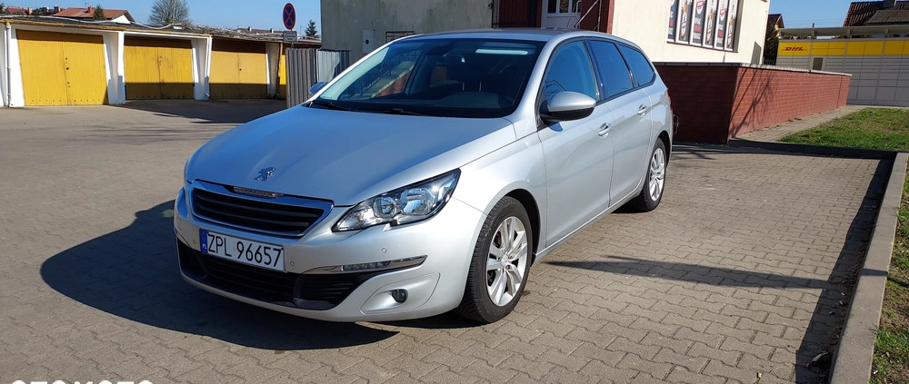 Peugeot 308 cena 27700 przebieg: 177000, rok produkcji 2015 z Police małe 67